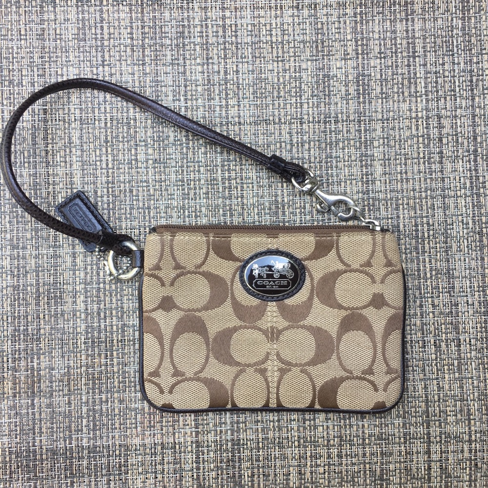 Vintage Coach wristlet